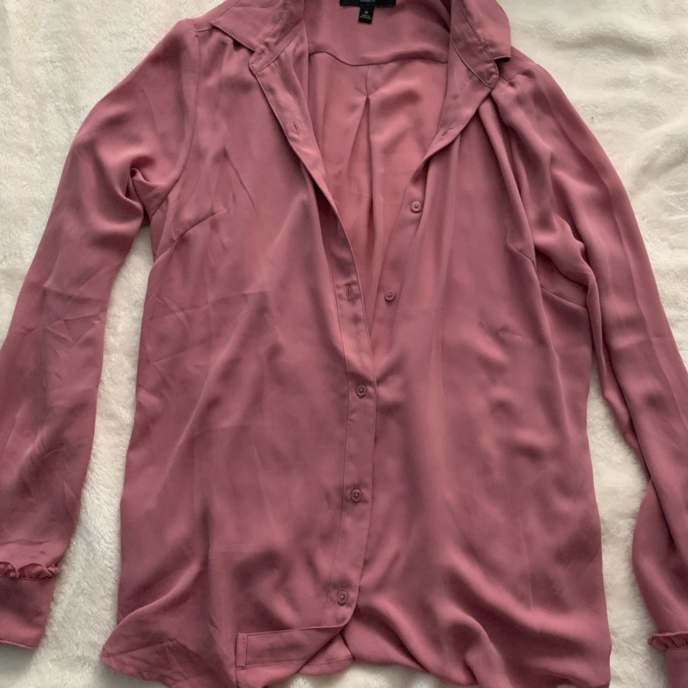 Banana Republic Pink Button Down Shirt